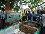 Initiation of a Vermi compost unit work at MGIRI wardha, on 17th june 2018