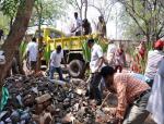 5th Day Removal of debris wherever available in the campus on 05/05/2016