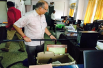Cleaning in progress in Head Office Day 6 Cleaning in progress in Head Office Day 6