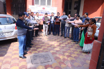 Deputy Director, I/C along with officers & staff taking Swachhta Pledge at Nunhai Campus