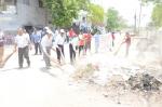 Roads of I. Estate were cleaned by officers of DI.