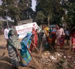 (Cleanliness Drive at Harijan Basti Slum Area near Deer Park, Cuttack held on 06.12.2017)