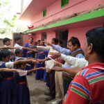 (Taking of Swachhta Pledge at Utkalmani Sishu Sikhya Mandir, Jagatpur, Cuttack on 5th December, 2017)