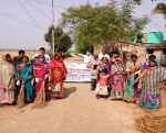 (Taking Swachhta Pledge and discussiong on Swachhta, at Barabodia Village, Dist-Cuttack on 05.12.2017)