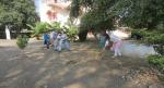 Day 3, Day 1, Cleanliness Drives at MGIRI (south campus)