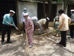 Cleanliness drive at KVIC, Telangana Office premises. 